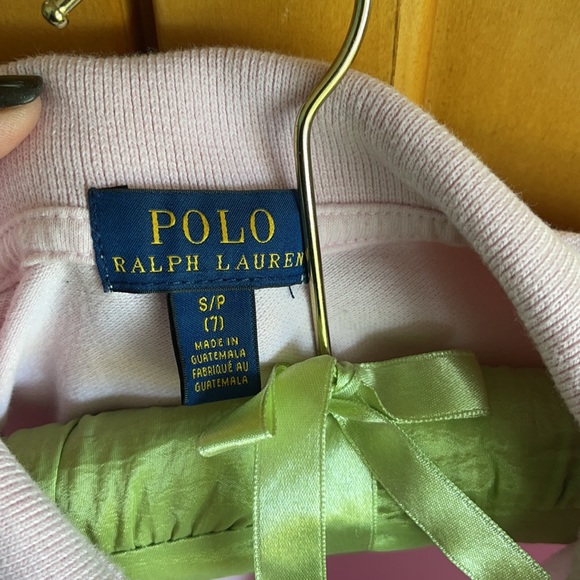 Girls Ralph Lauren Polo shirt.SM (7). Pastel pink - Picture 2 of 2